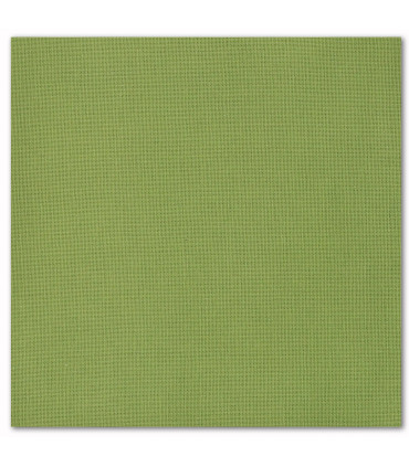 serviette de table brodée vert gazon