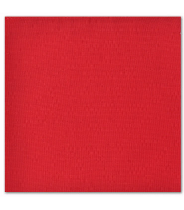 serviette de table brodée rouge cerise