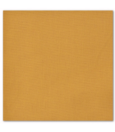 serviette de table brodée caramel