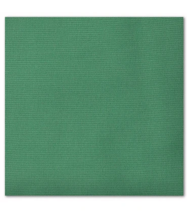 serviette de table brodée vert gazon