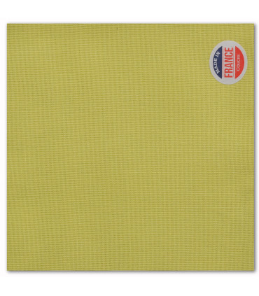 serviette de table brodée kiwi