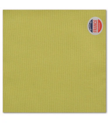 serviette de table brodée kiwi