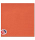 serviette de table brodée orange special