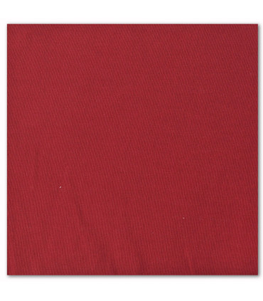 serviette de table brodée bordeaux