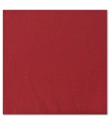 serviette de table brodée bordeaux
