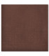serviette de table brodée marron