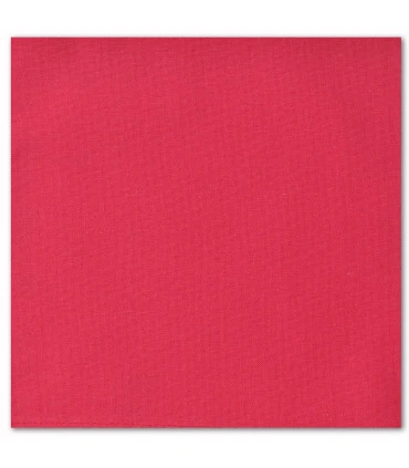serviette de table brodéer rouge pale
