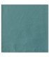 serviette de table brodée bleu vert