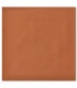 serviette de table brodée terra cota
