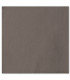 serviette de table brodée gris fonce