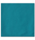 serviette de table brodée bleu tropique