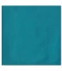 serviette de table brodée bleu tropique