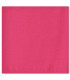 serviette de table brodée fushia