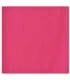 serviette de table brodée fushia