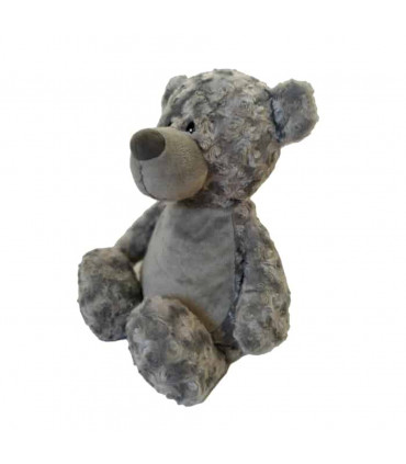 peluche ours brodé