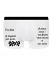 Boxer sexe pour faire rire