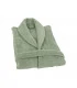 Peignoir brodé couleur vert
