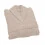 Peignoir de bain brodé taupe