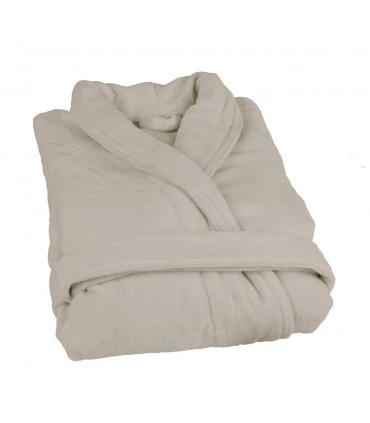 peignoir velours brodé