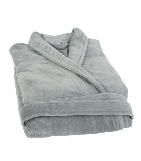 peignoir de bain silver blue