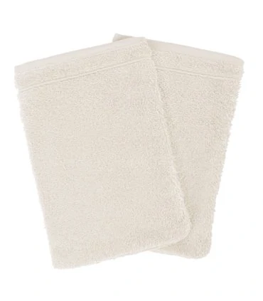 gant de toilette brodé blanc malmo