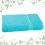Maxi Drap de bain brodé bleu myosotis