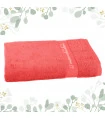 Maxi Drap de bain brodé papaye