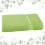 Maxi Drap de bain brodé vert granny
