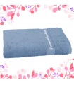 Drap de bain personnalisé bleu
