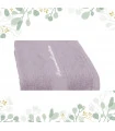 Maxi Drap de bain brodé lavande
