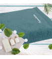 Drap de bain géant bleu pétrole