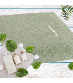 drap de bain géant vert