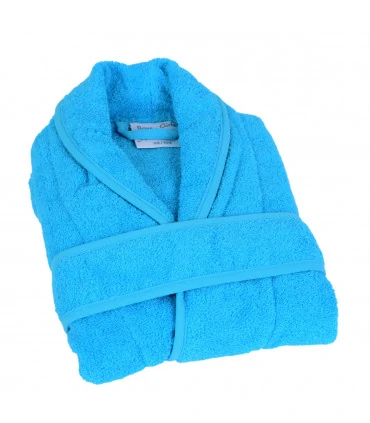 peignoir bleu enfant