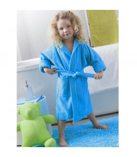 peignoir brodé pour enfant