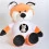 Peluche renard personnalisée
