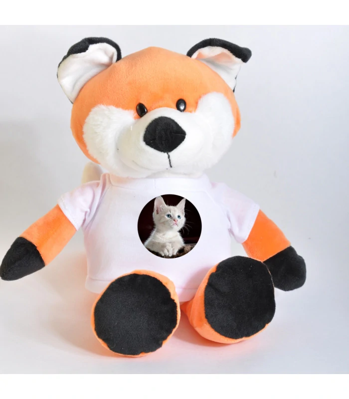 Peluche renard personnalisée