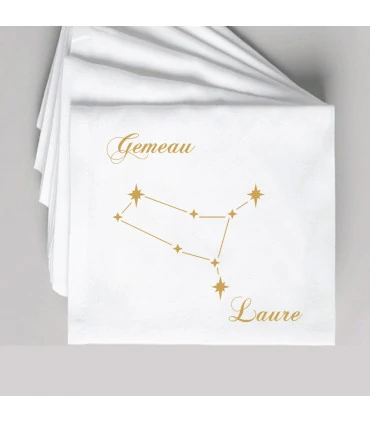 serviette de table gemeau