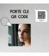 porte cle qr code covid