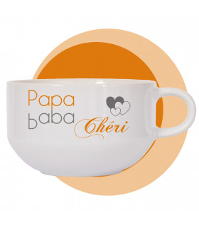 bol personnalisé pour papa cheri