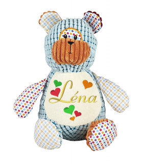 ours brode peluche et tissus