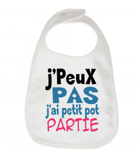 bavoir rigolo petit pot