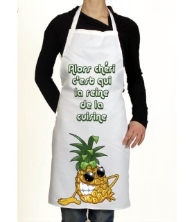 tablier de cuisine motif ananas