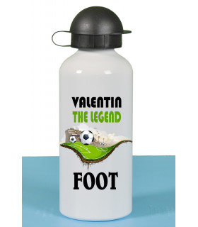 gourde footballeur personnalisée