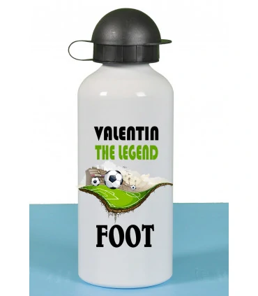 gourde footballeur personnalisée