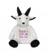 peluche chevre brodee
