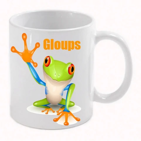 mug grenouille personnalisé