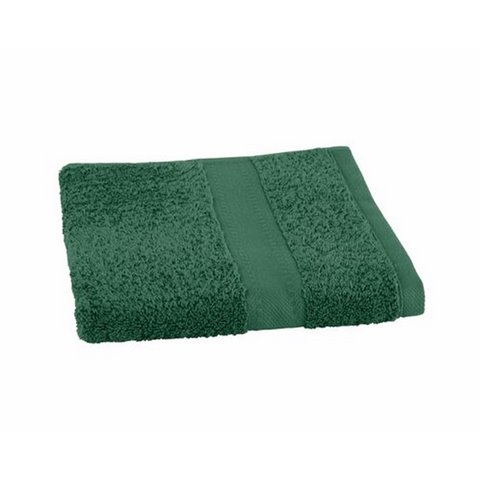 serviette brodée couleur vert