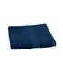 serviette brodée couleur bleu marine