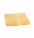 serviette brodée couleur jaune