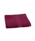 serviette brodée couleur bordeaux